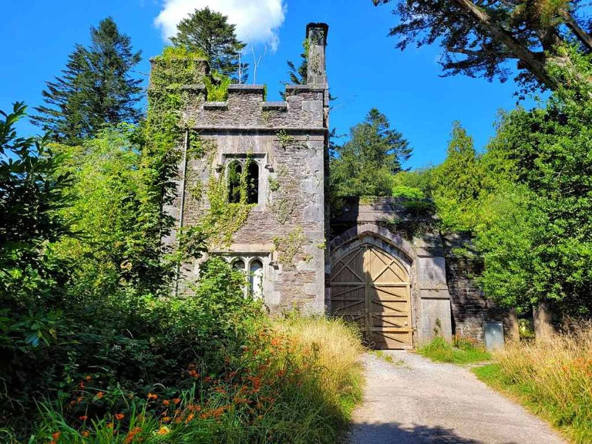 Abandoned Dromore Castle in Kerry, Ireland