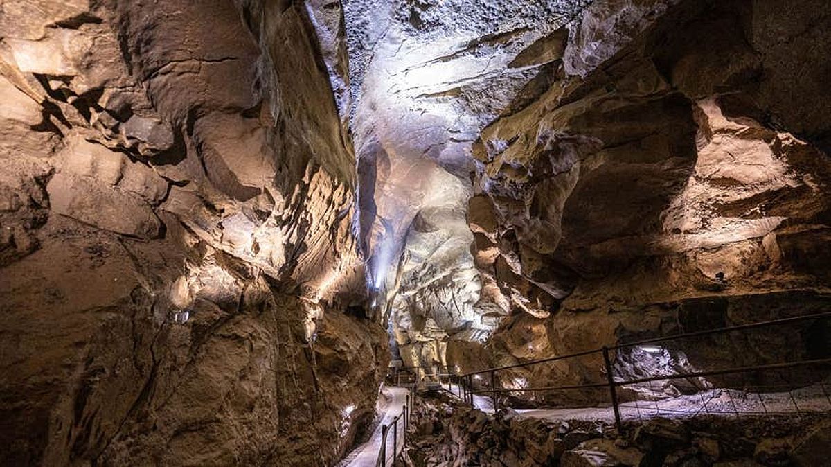 Aillwee caves in Co Clare