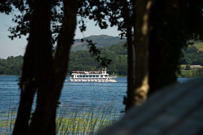 Boat trip on Lough Derg with scenic views