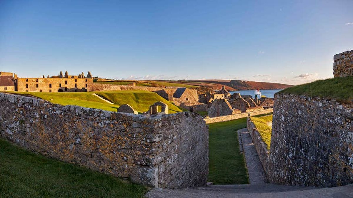 Charles Fort, a 17th-century star-shaped fortress in Kinsale, Cork.