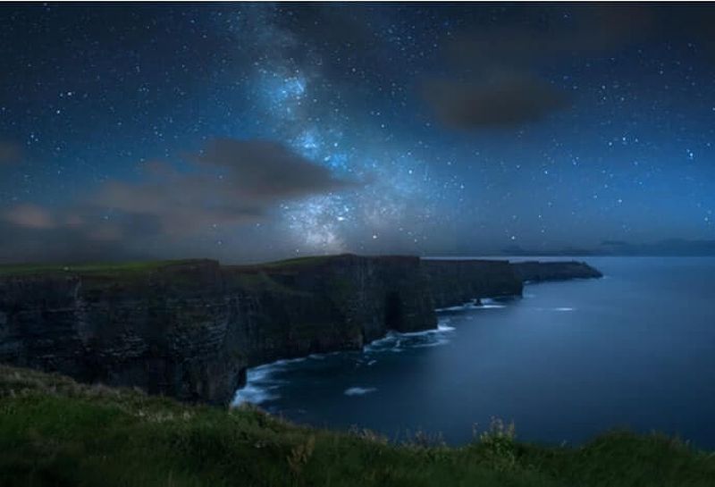 Cliffs of Moher at Night