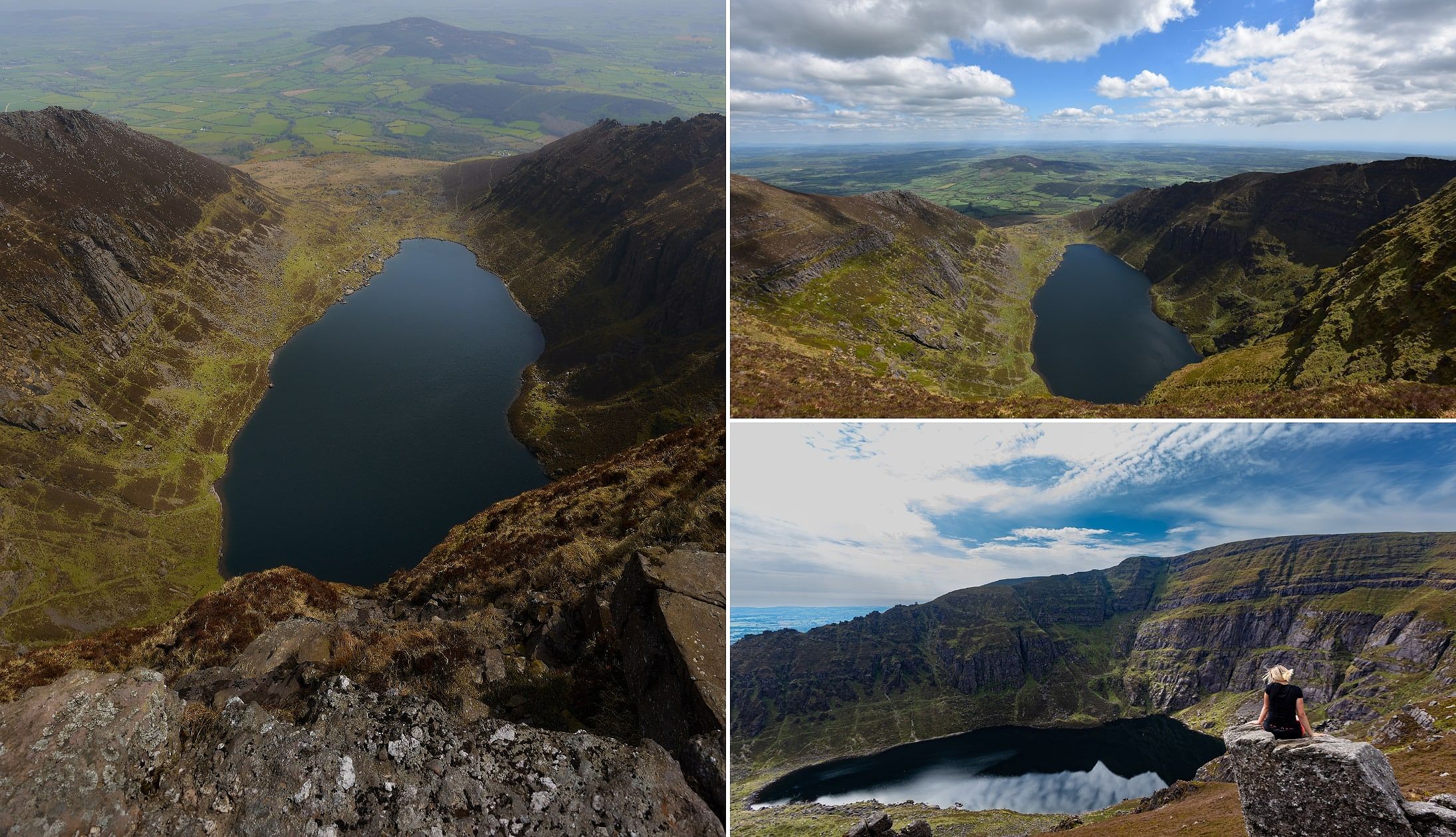 Coumshingaun Lough hike in County Waterford