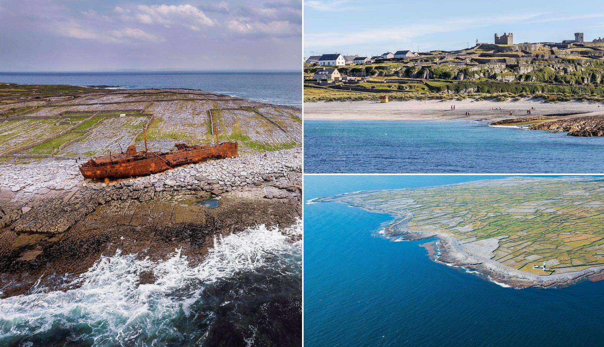 Dramatic cliffs on the Aran Islands