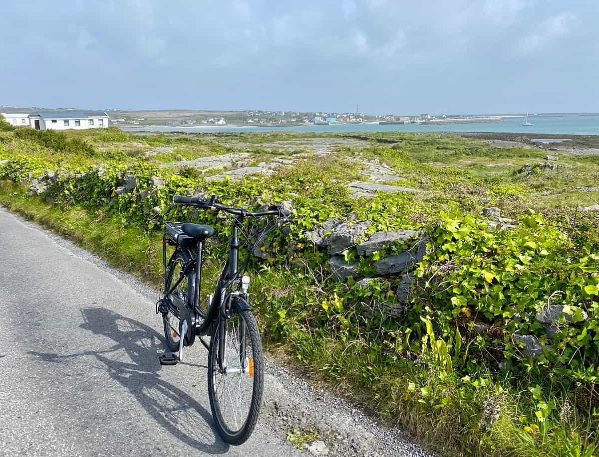 E-biking on the scenic trails of Inishmore