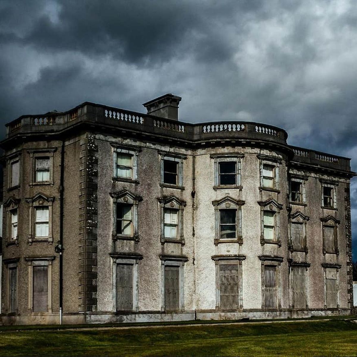 Exterior facade of Loftus Hall in Wexford