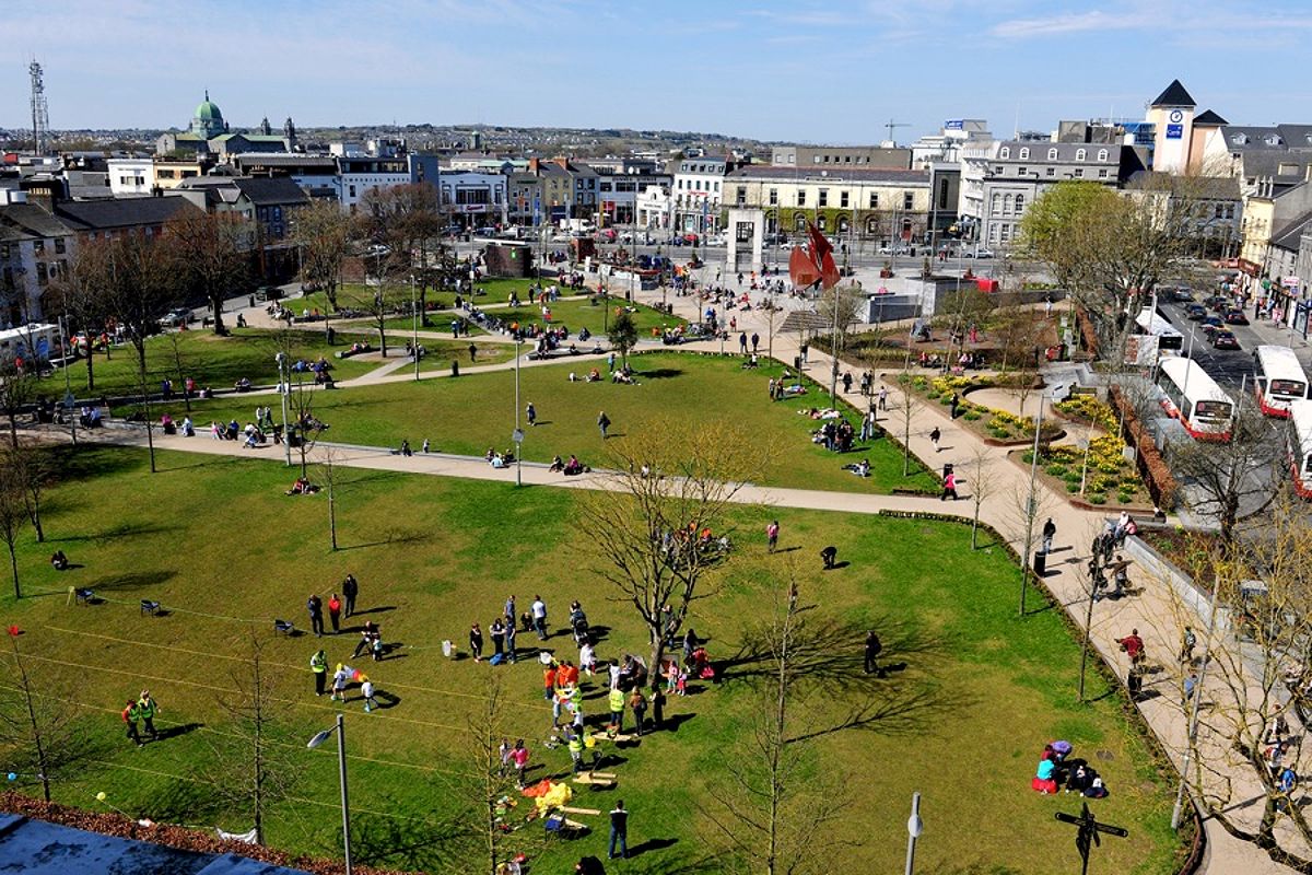 Eyre Square in Galway