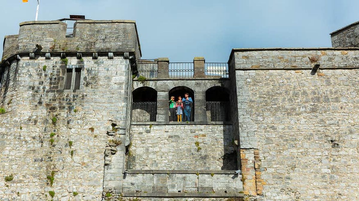 Family at King John's Castle