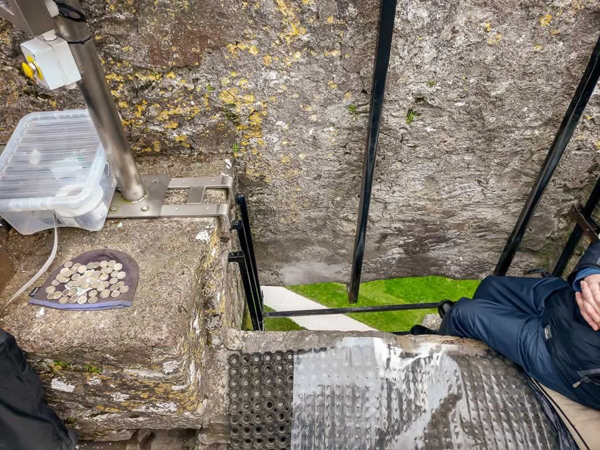 Kissing the Blarney Stone