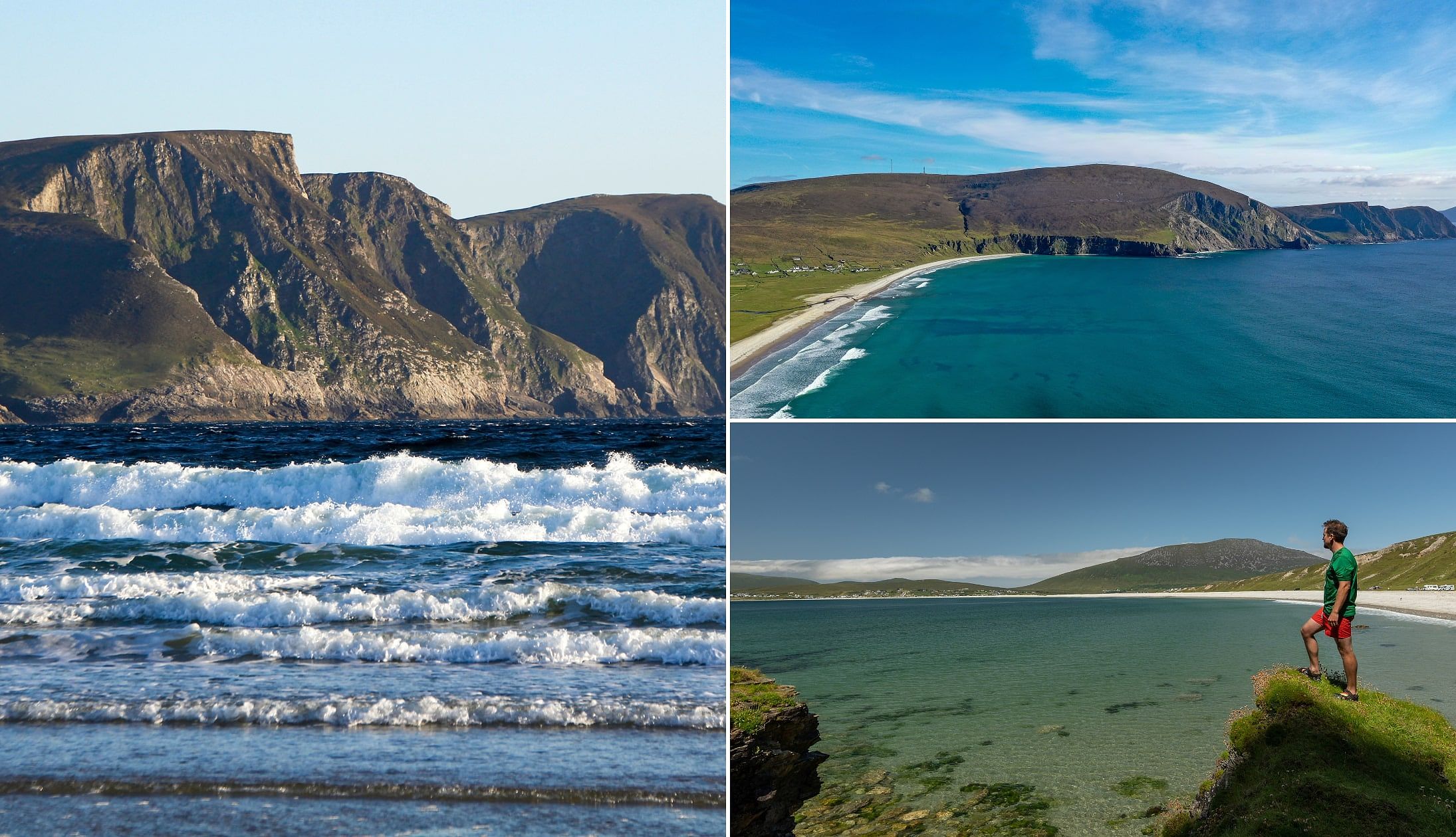 Mulranny Beach, a scenic stop along the Great Western Greenway