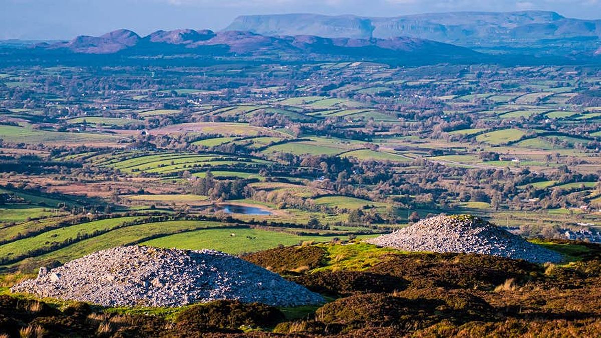 Neolithic tombs in Carrowkeel in Sligo