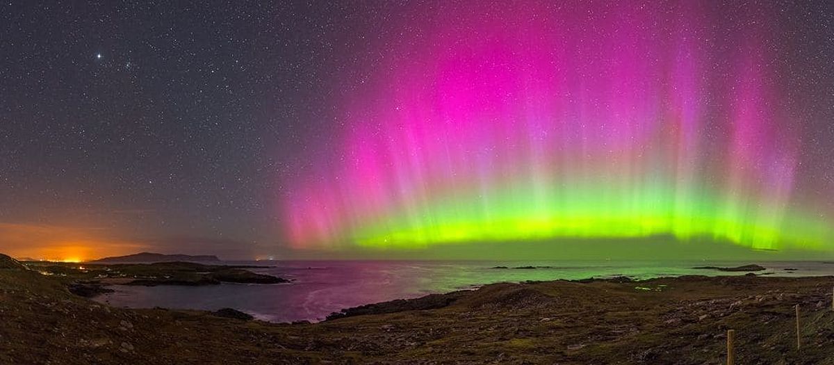 Northern Lights in Ireland - Dooey Beach