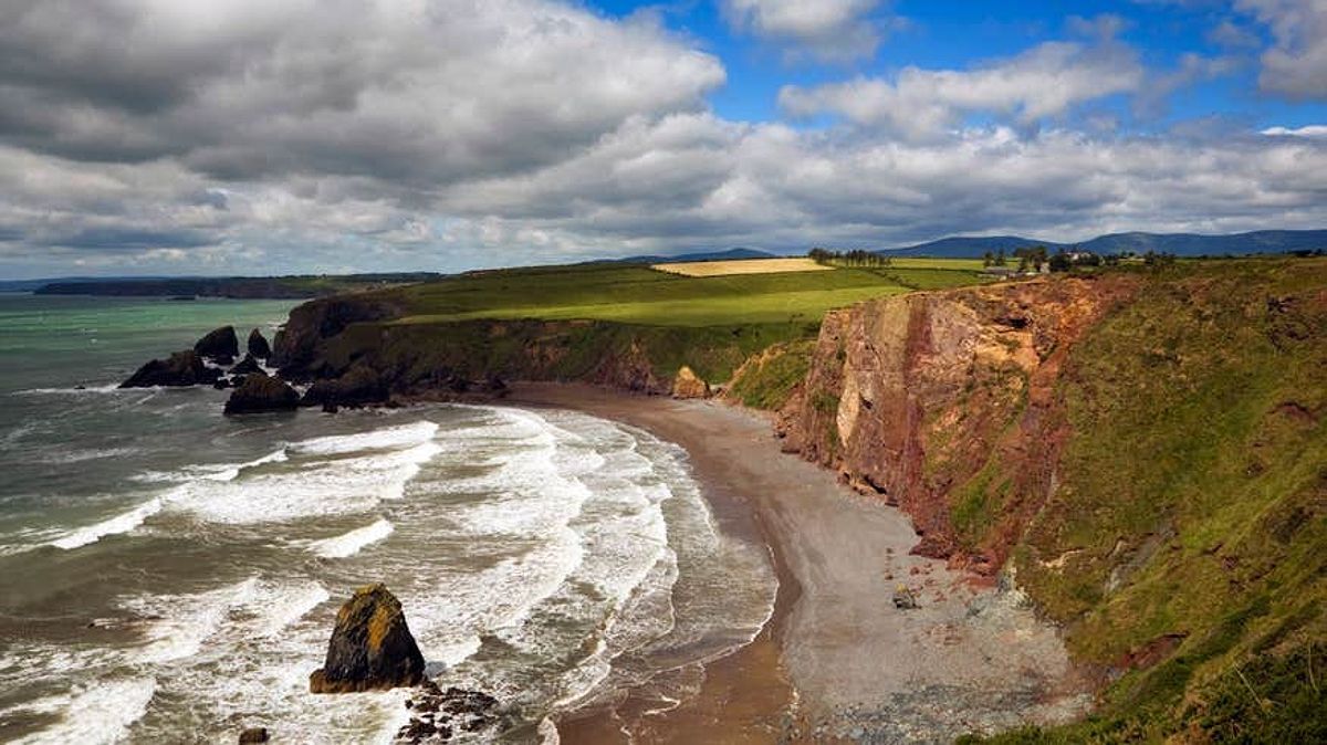 One of the many incredible views along the Copper Coast in Waterford