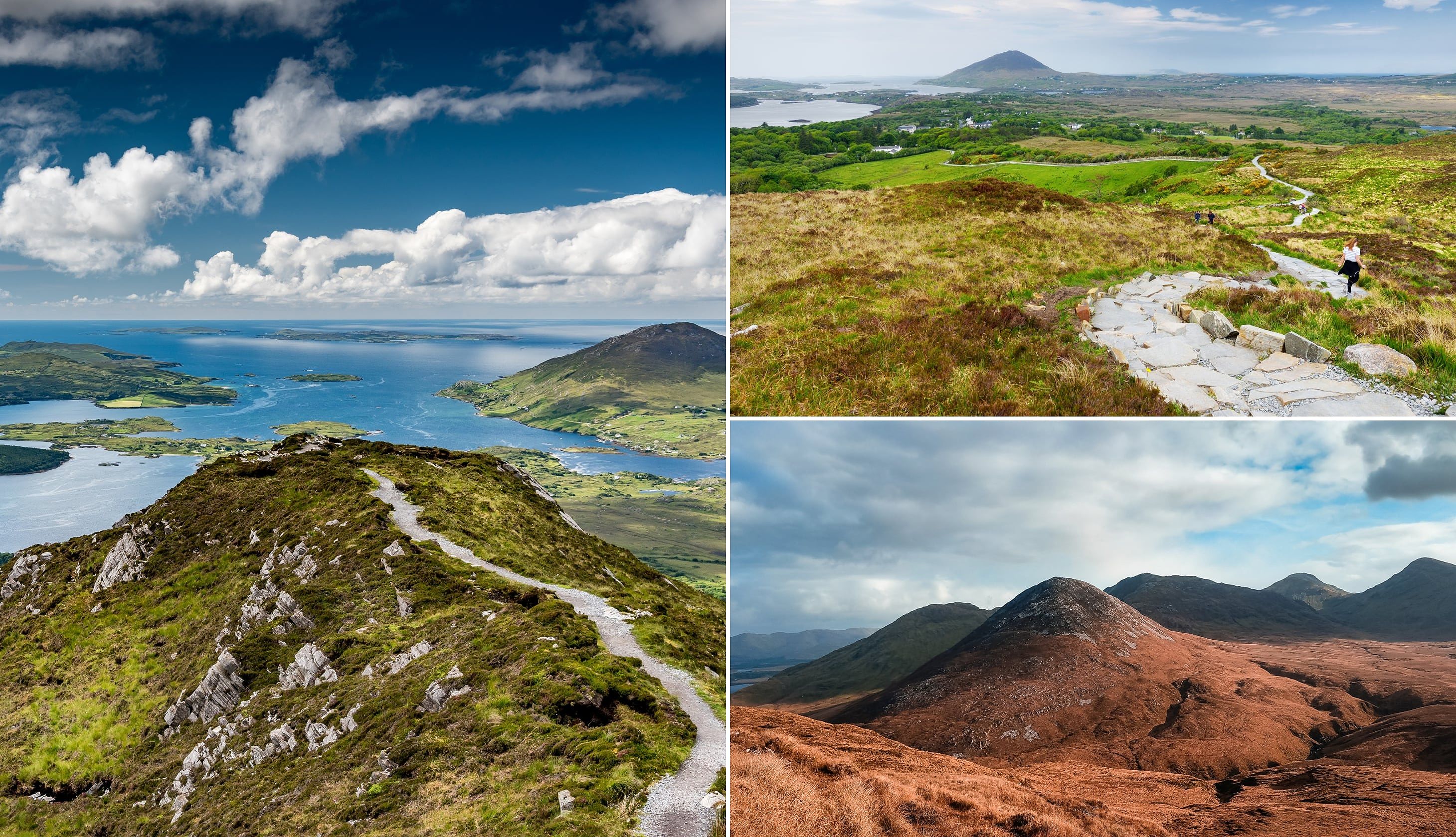 Scenic view of Connemara National Park