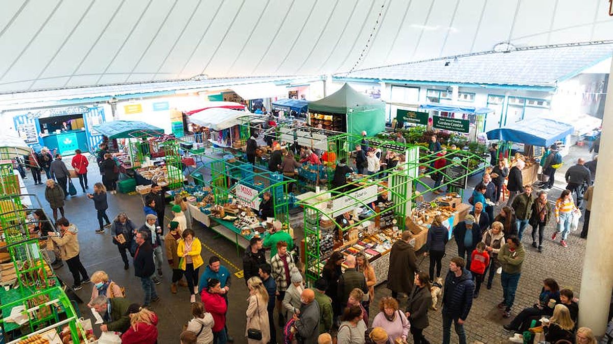 Shopping at The Milk Market