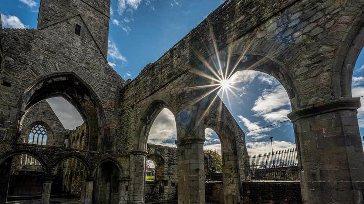 Sligo Abbey in Sligo town