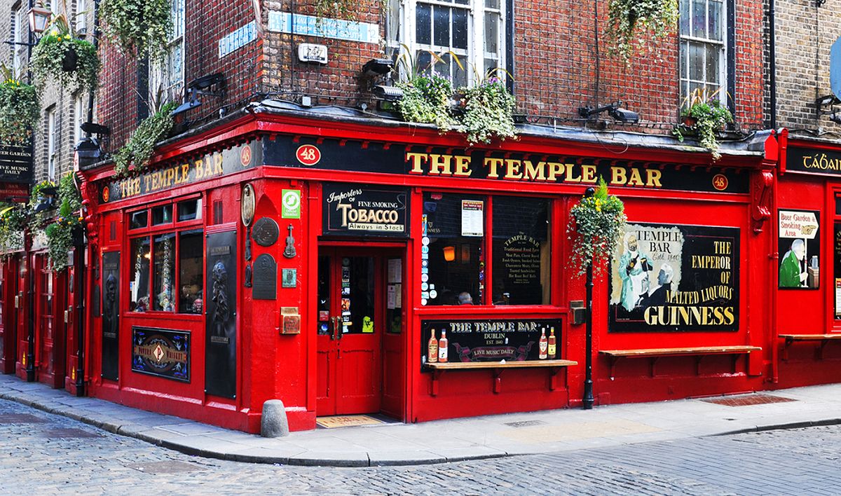 Temple Bar area, a cultural landmark