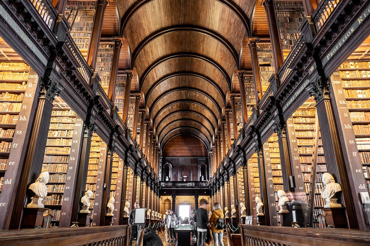 The Long Room at Trinity College Dublin