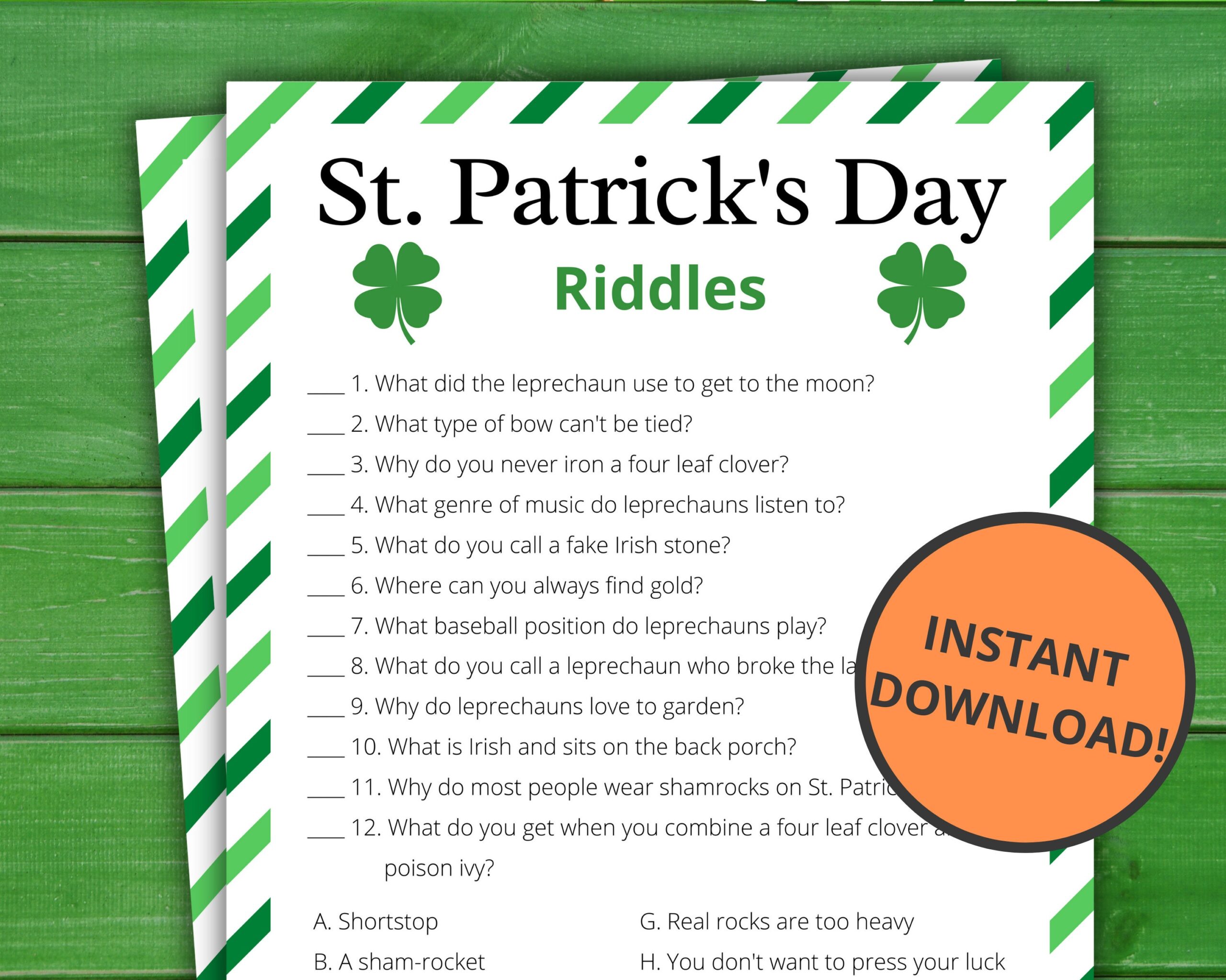 Types of Easy Irish Riddles: Exploring Variations